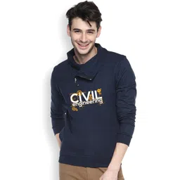 Campus Sutra Navy Printed Sweatshirt-picture-41