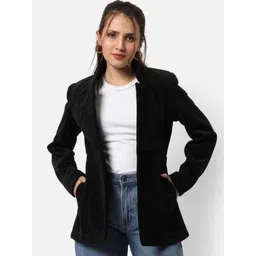 Campus Sutra Notched Lapel Collar Single-Breasted Blazer-picture-24