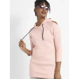 Campus Sutra Pink Cotton Sweatshirt-picture-19