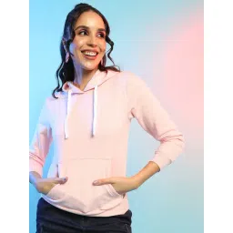 Campus Sutra Pink Cotton Sweatshirt-picture-18