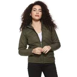 campus sutra Quilted Zip-Front Jacket-picture-21
