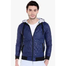 Campus Sutra Royal Blue Hooded Regular Fit Jacket-picture-41