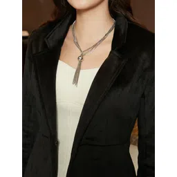 Campus Sutra Single-Breasted Blazer image 4