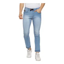 Campus Sutra Sky Blue Slim Fit Jeans-picture-30