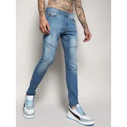 Campus Sutra Sky Regular Fit Distressed Jeans-picture-39