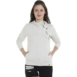 campus sutra Solid Women's Hoodie-picture-45