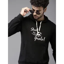 Campus Sutra Typography Printed Hooded Cotton Pullover-picture-32