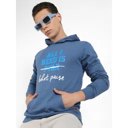 Campus Sutra Typography Printed Hooded Cotton Pullover Sweatshirt-picture-22