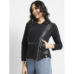 Campus Sutra Windcheater Biker Jacket-picture-33