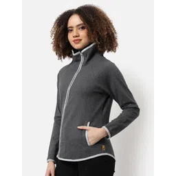 Campus Sutra Women Charcoal Sweatshirt-picture-28