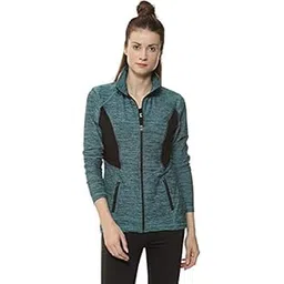 campus sutra Women High Neck Sports Jacket(AZCSJ18JK_HNSPTH_W_PLN_GRE_AZ_S) Green-picture-11