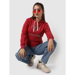 Campus Sutra Women Hooded Sweatshirt-picture-24