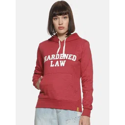 Campus Sutra Women Maroon Printed Sweatshirt-picture-21