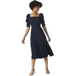 campus sutra Women Stylish Casual Midi Dresses-picture-11