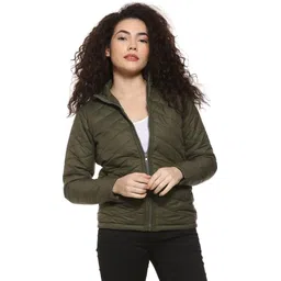 campus sutra Women Textured Padded Jacket-picture-12