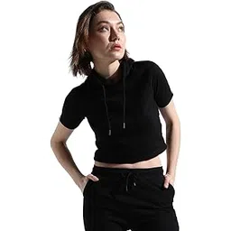 Campus Sutra Women's Regular Fit Co-Ords Set For Casual Wear | Quality Stretchable Fabric | Clothing Set Crafted With Regular Sleeve, Comfort Fit And High Performance For Everyday Wear-picture-50