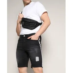 Men Regular Fit Shorts with Insert Pockets-image-2