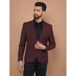 canary london Men Checkered Single Breasted Casual Blazer-picture-18