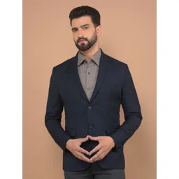 canary london Men Checkered Single Breasted Casual Blazer-picture-10