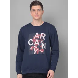 Canary London Men Navy Blue Printed Sweatshirt-picture-11