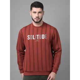 Canary London Men Red Striped Sweatshirt-picture-38