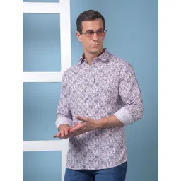 Canary London Men Smart Slim Fit Floral Printed Casual Shirt-picture-22