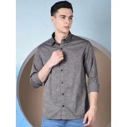 Canary London Men Smart Slim Fit Printed Casual Shirt-picture-18