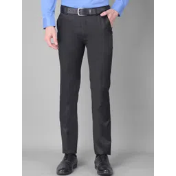 Canary London Men Smart Slim Fit Wrinkle Free Formal Trousers-picture-29