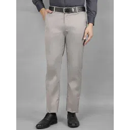 Canary London Men Smart Slim Fit Wrinkle Free Trousers-picture-14