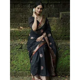 CANBIA Woven Design Zari Banarasi Saree-picture-38