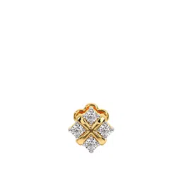 CANDERE A KALYAN JEWELLERS COMPANY 18Kt Gold 0.04 Ct Diamond Nose Pin - 0.54g-picture-20