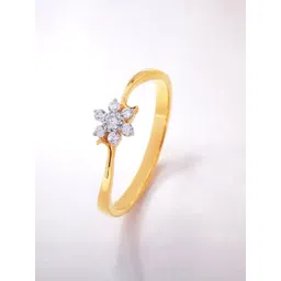 CANDERE A KALYAN JEWELLERS COMPANY 18Kt Gold Finger Ring with Diamond - 1.82 g-picture-42