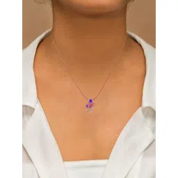 candere a kalyan jewellers company N JEWELLERS COMPANY UnisexJanetta 14KT 0.06 Cr Diamond Butterfly Pendant - 1.53 g-picture-18