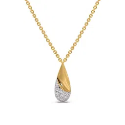 CANDERE A KALYAN JEWELLERS COMPANY Women 14Kt Gold Necklace 0.06 Carat Diamond - 3.05 g-picture-16