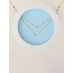 CANDERE A KALYAN JEWELLERS COMPANY Women 14Kt Gold Necklace With 0.22 Ct Diamond - 3.35 g-picture-34