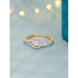 CANDERE A KALYAN JEWELLERS COMPANY Women 18Kt Gold Finger Ring With Diamond - 1.68 g-picture-17