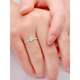 Candere by Kalyan Jewellers 18k Rose Gold & Diamond Ring for Women-picture-10