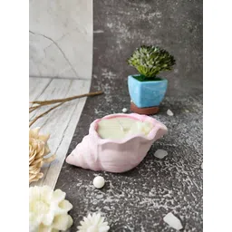 Candle Nest White & Pink Ethereal Jasmine Scented Ceramic Jar Candles-picture-25