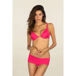 Candyskin Dark Pink Solid Boy Shorts-picture-15