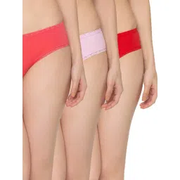 Candyskin Multicolor Cotton Bikini Panty -Pack of 3-picture-26