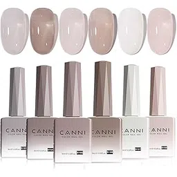 CANNI 9ml Hema-Free Gel Nail Polish Set- 6Pcs from BELLE GAGA Nail Gel Manicure Kit, Soak Off LED Polish DIY at Home Salon Gifts for Women Girls (2343, 9ml 6Pcs Set)-picture-36