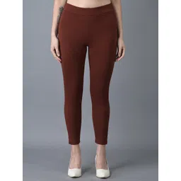 CANOE Women Slip-On Regular Fit Woven Jeggings-picture-35