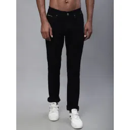 Cantabil Black Cotton Regular Fit Jeans-picture-44