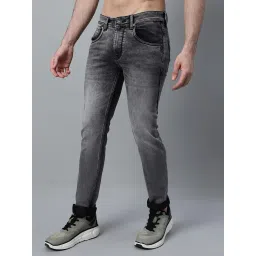 Cantabil Black Denim Regular fit Solid Jeans image 3