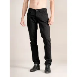 Cantabil Black Regular Fit Jeans-picture-30