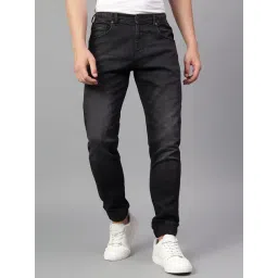 Cantabil Black Regular Fit Jogger Jeans-picture-41