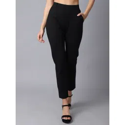 Cantabil Black Regular Fit Mid Rise Jeggings-image-38