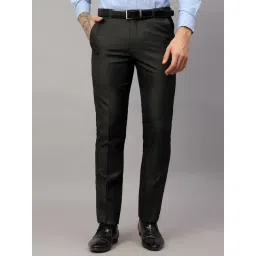 Cantabil Black Regular Fit Trousers-picture-14