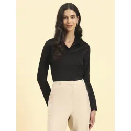 Cantabil Black Solid Shirt-picture-34