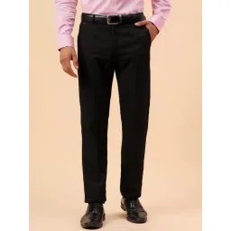 Cantabil Black Solid Trousers-picture-13